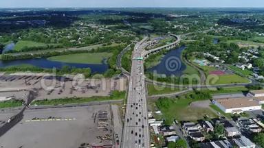 空中景观沃尔<strong>特惠</strong>特曼桥和特拉华河费城宾夕法尼亚州
